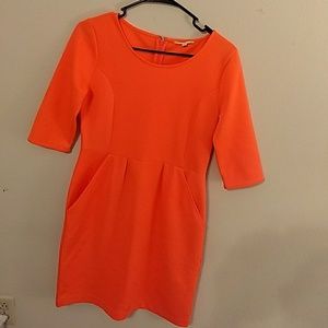 Neon Orange Gianni Bini Dress